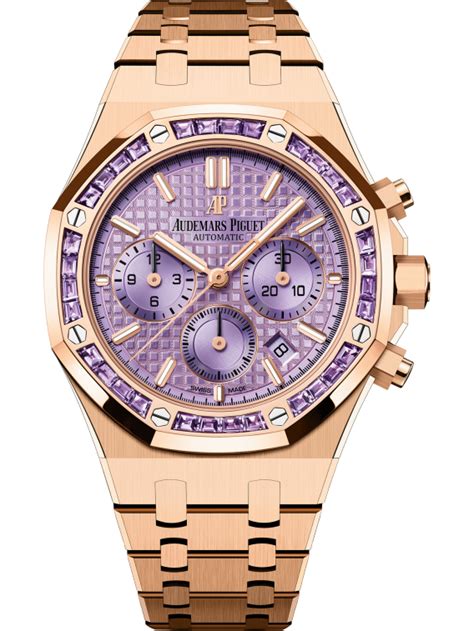 ap royal oak amethyst bezel